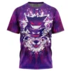 Trippy Ghostly Evolution Ghastly Haunter Gengar Pokemon T-Shirt -Deals Togberry Store Ahegao Anime Collage T Shirt 3D FRONT Mockup