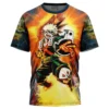 Blazing Bakugo My Hero Academia T-Shirt -Deals Togberry Store Blazing Bakugo My Hero Academia T Shirt 3D FRONT Mockup