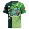 Bulbasaur Attack Pokemon T-Shirt 2 Bulbasaur Attack Pokemon T-Shirt -Deals Togberry Store Bulbasaur Pokemon T Shirt 3D FRONT Mockup