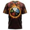 Elements Of Magic The Gathering T-Shirt 1 Elements Of Magic The Gathering T-Shirt -Deals Togberry Store Elements of Magic the Gathering T Shirt 3D FRONT Mockup