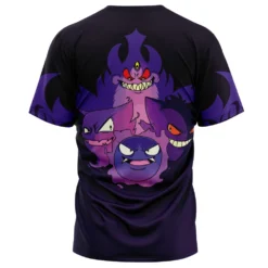Deals Togberry Store -Deals Togberry Store Ghoulish Genga Pokemon T Shirt 3D BACK Mockup