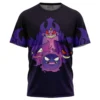 Ghoulish Gengar Pokemon T-Shirt 1 Ghoulish Gengar Pokemon T-Shirt -Deals Togberry Store Ghoulish Genga Pokemon T Shirt 3D FRONT Mockup
