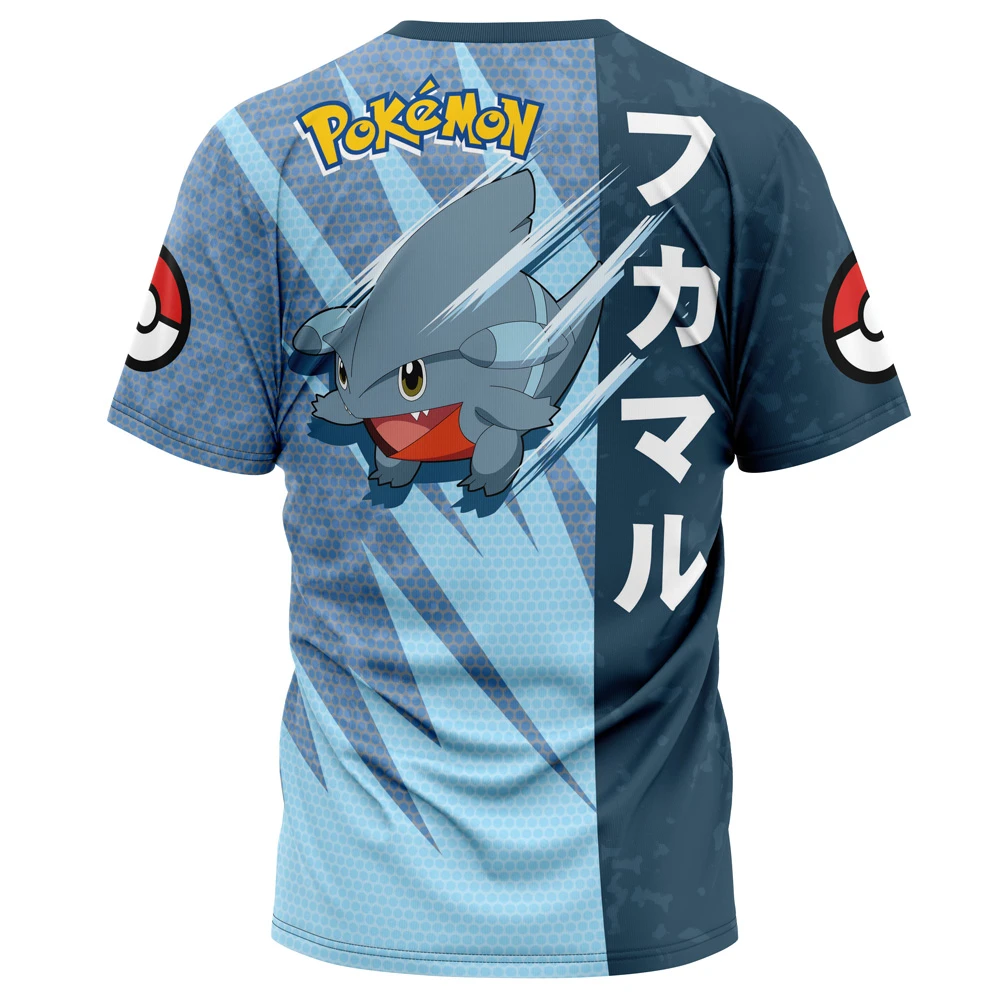 Gible Attack Pokemon T-Shirt 4 Gible Attack Pokemon T-Shirt - Image 2