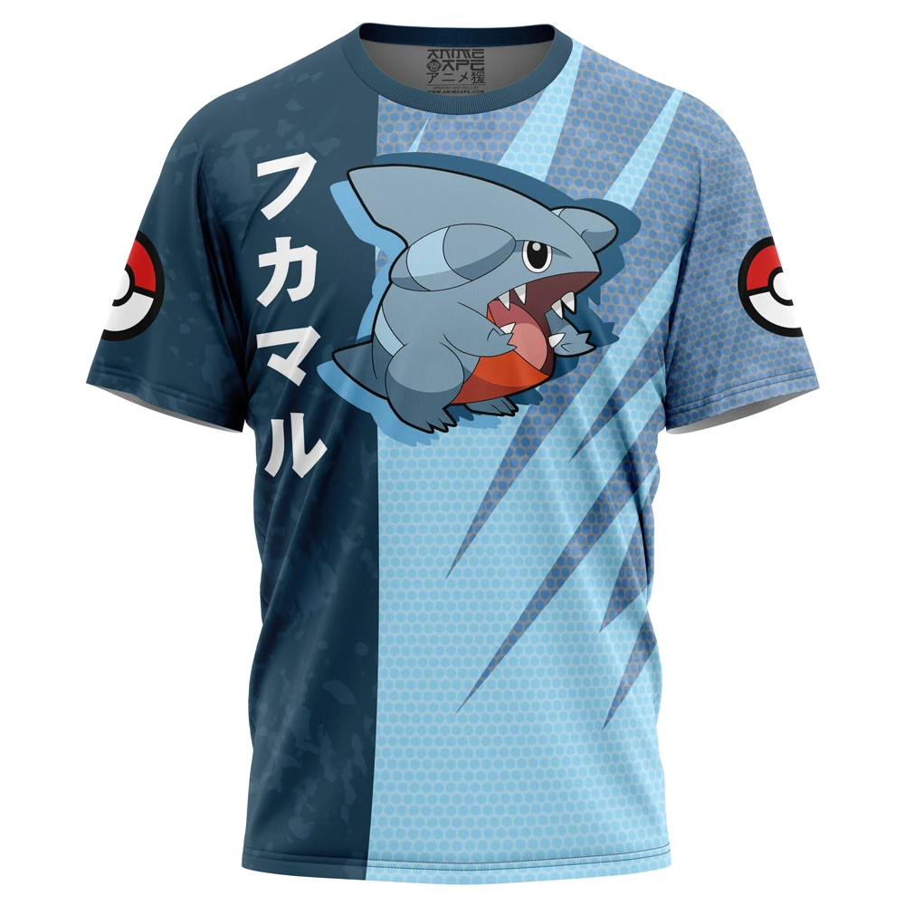 Gible Attack Pokemon T-Shirt 3 Gible Attack Pokemon T-Shirt