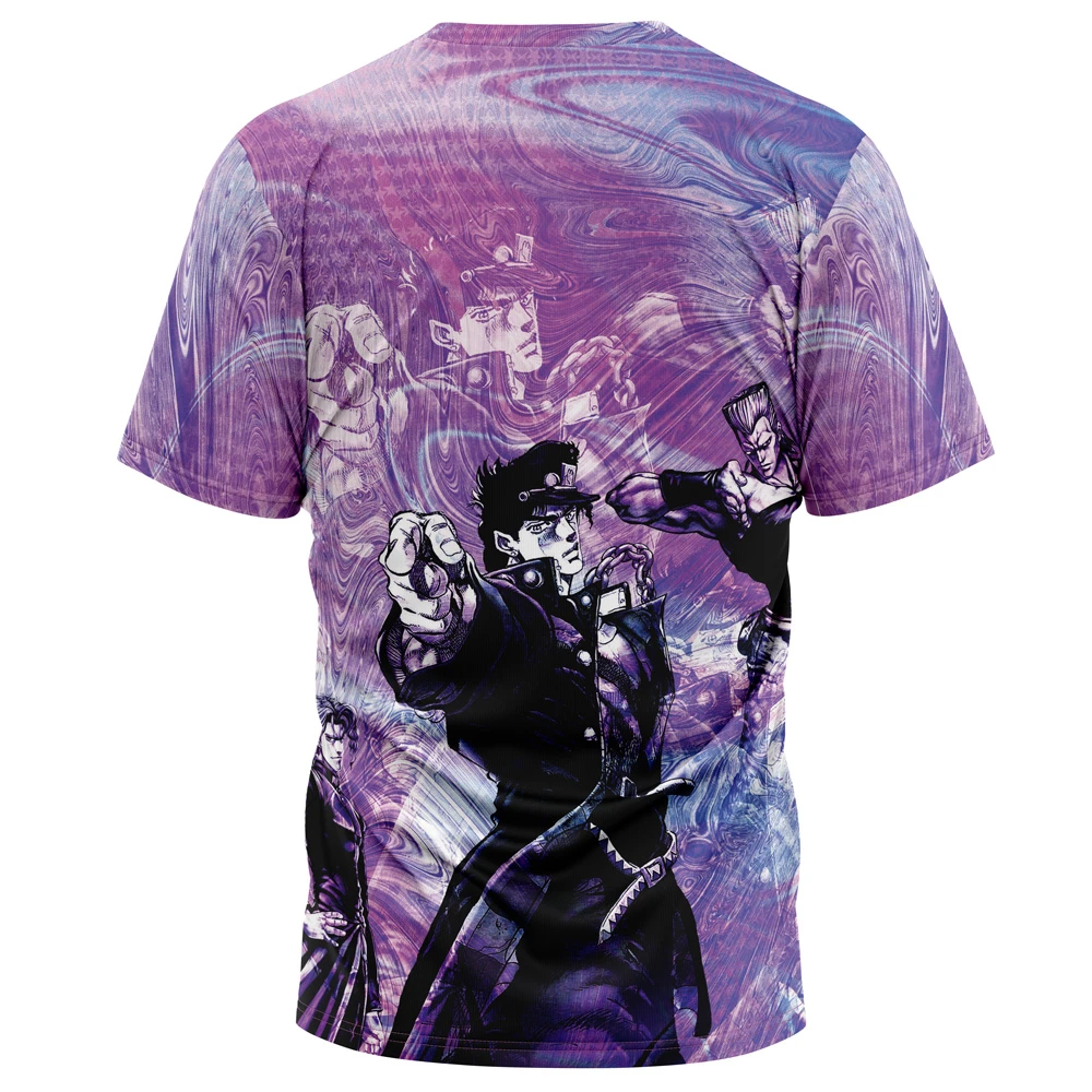 Lucid Stardust Crusaders Jojo’s Bizarre Adventure T-Shirt 4 Lucid Stardust Crusaders Jojo’s Bizarre Adventure T-Shirt - Image 2