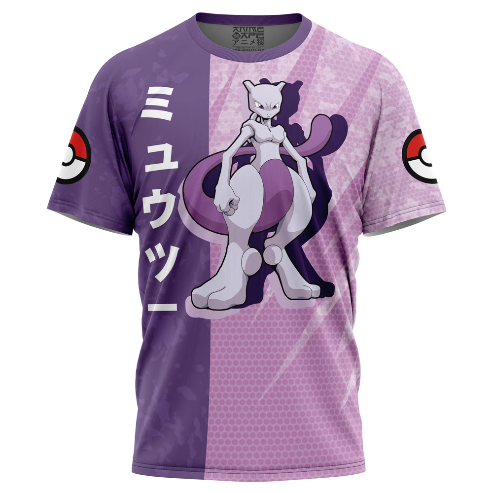 Mewtwo Attack Pokemon T-Shirt 3 Mewtwo Attack Pokemon T-Shirt