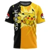 Pikachu Attack Pokemon T-Shirt 2 Pikachu Attack Pokemon T-Shirt -Deals Togberry Store Pikachu Attack V2 Pokemon T Shirt 3D FRONT Mockup