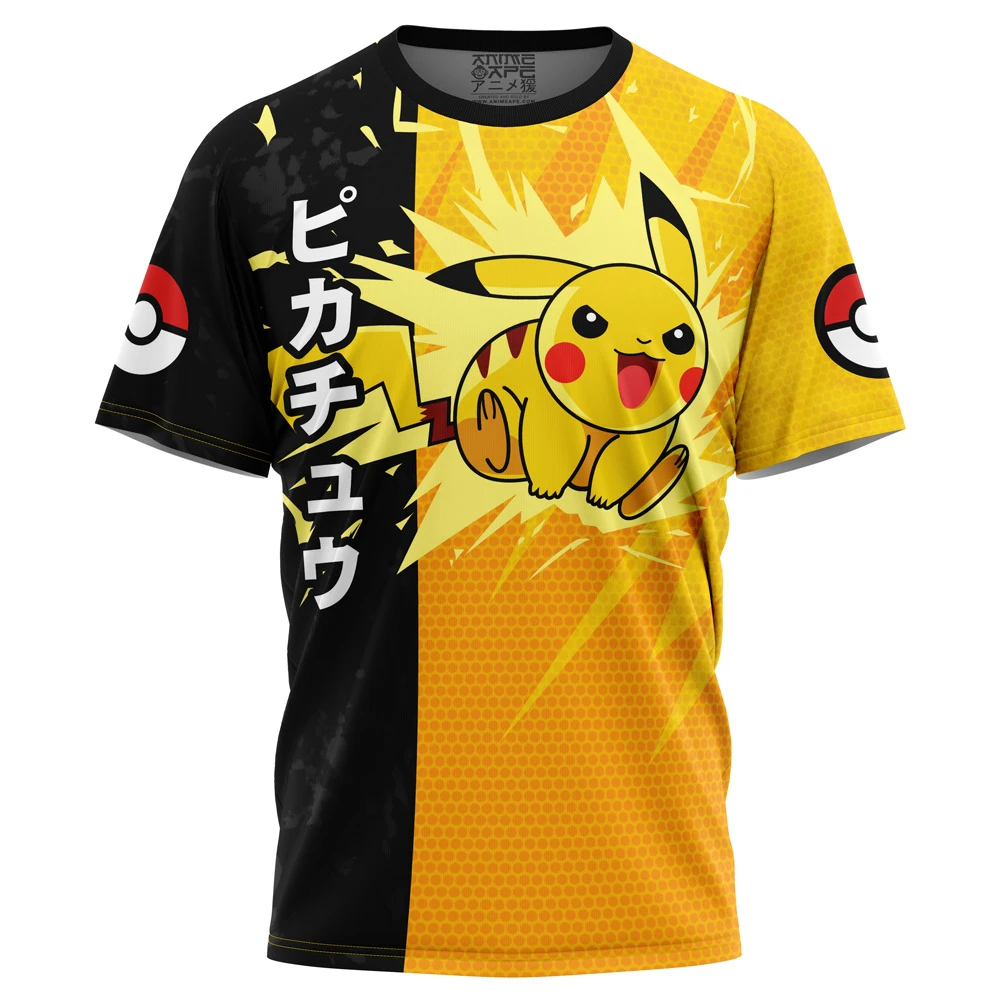 Pikachu Attack Pokemon T-Shirt 3 Pikachu Attack Pokemon T-Shirt