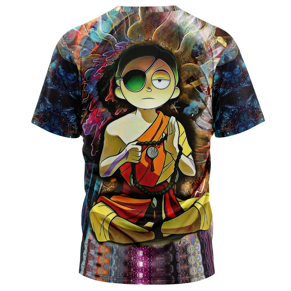 Rick And Morty Trippy Enlightened Morty T-Shirt 4 Rick And Morty Trippy Enlightened Morty T-Shirt - Image 2