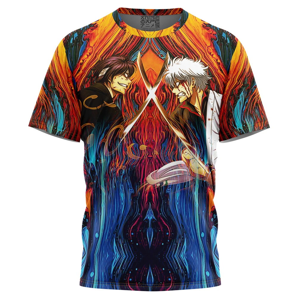 Shinsuke Vs Gintoki Gintama T-Shirt 3 Shinsuke Vs Gintoki Gintama T-Shirt