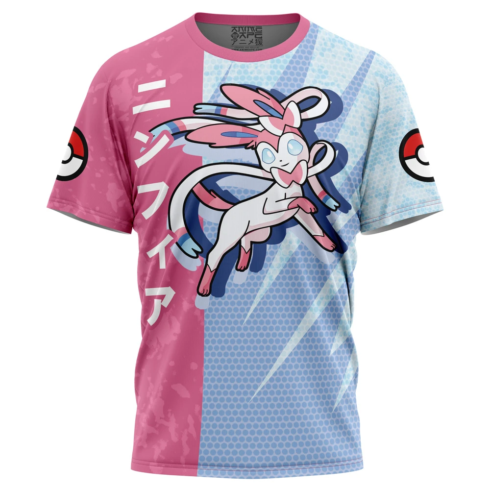 Sylveon Attack Pokemon T-Shirt 3 Sylveon Attack Pokemon T-Shirt
