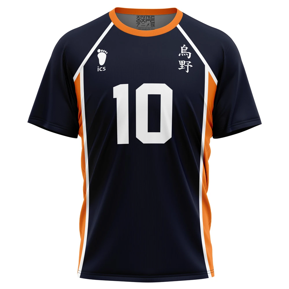 Team Karasuno Hinata #10 Haikyuu T-Shirt 3 Team Karasuno Hinata #10 Haikyuu T-Shirt
