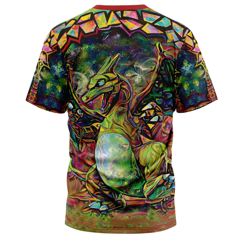 Trippy Charizard Pokemon T-Shirt 4 Trippy Charizard Pokemon T-Shirt - Image 2