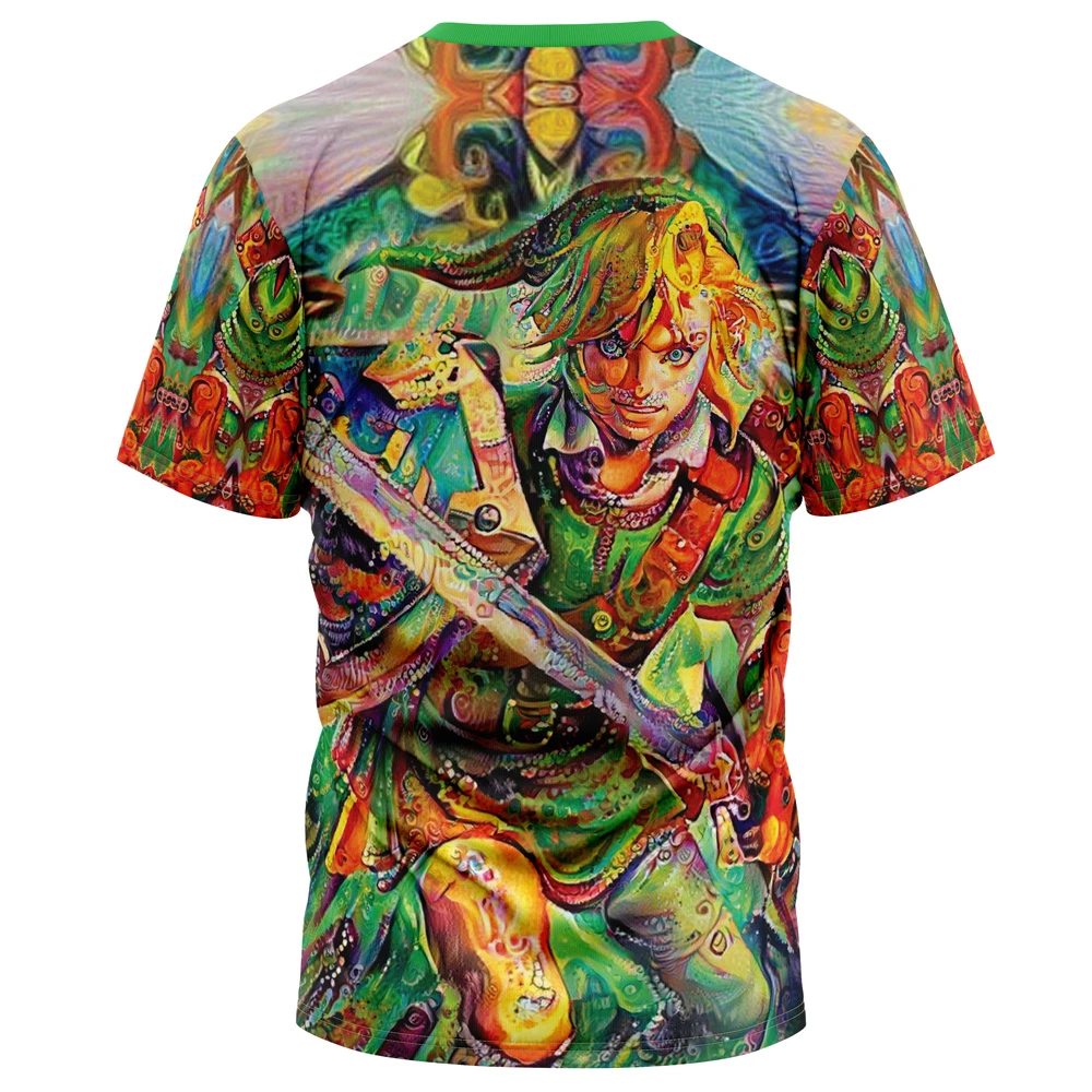 Trippy Link Legend Of Zelda T-Shirt 4 Trippy Link Legend Of Zelda T-Shirt - Image 2
