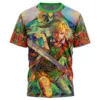 Trippy Link Legend Of Zelda T-Shirt 1 Trippy Link Legend Of Zelda T-Shirt -Deals Togberry Store Trippy Link Legend of Zelda T Shirt 3D FRONT Mockup
