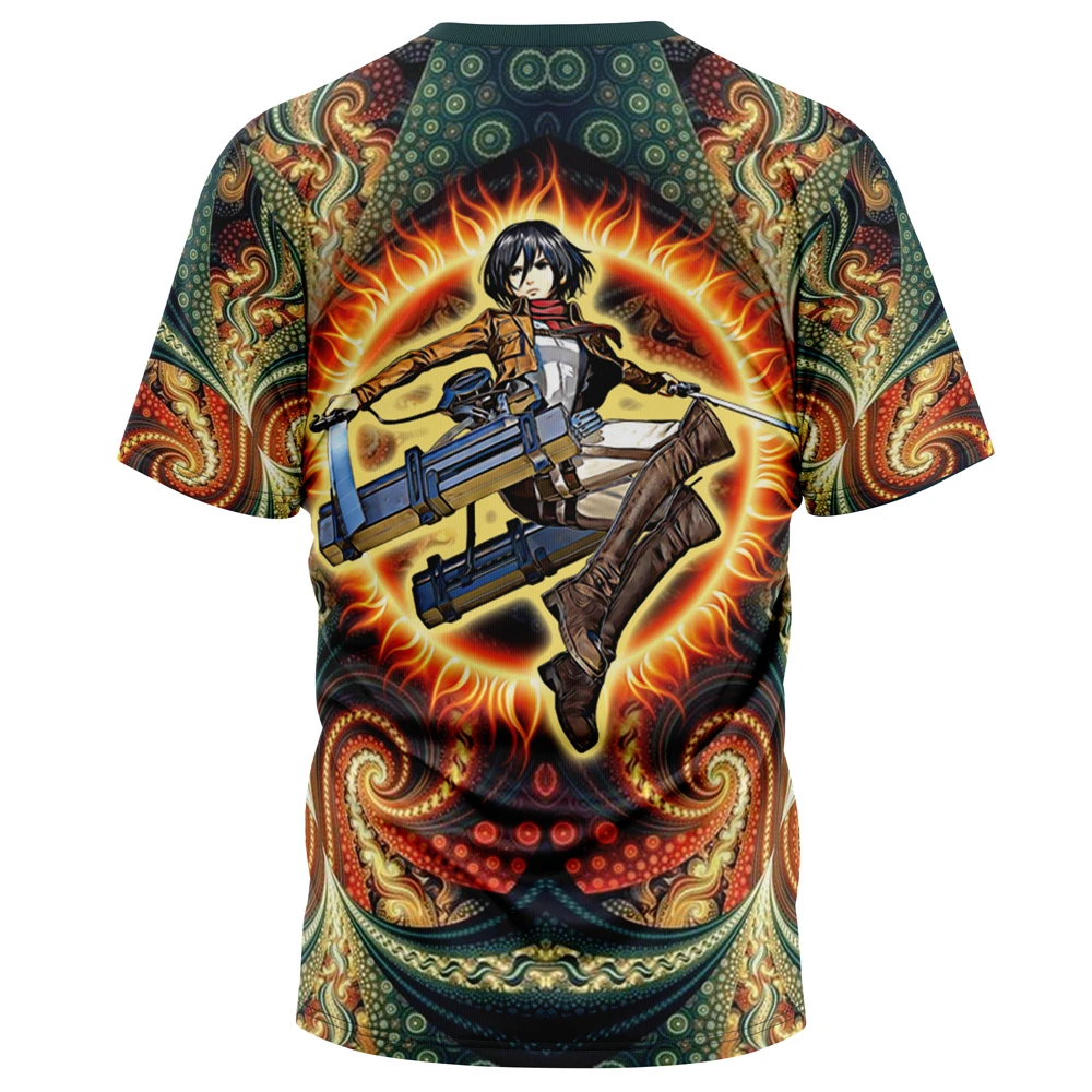 Trippy Mikasa Ackerman Attack On Titan T-Shirt 4 Trippy Mikasa Ackerman Attack On Titan T-Shirt - Image 2
