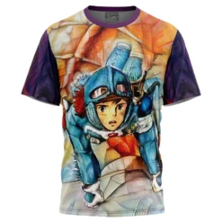 Trippy Nausicaa Of The Valley Of The Wind Studio Ghibli T-Shirt