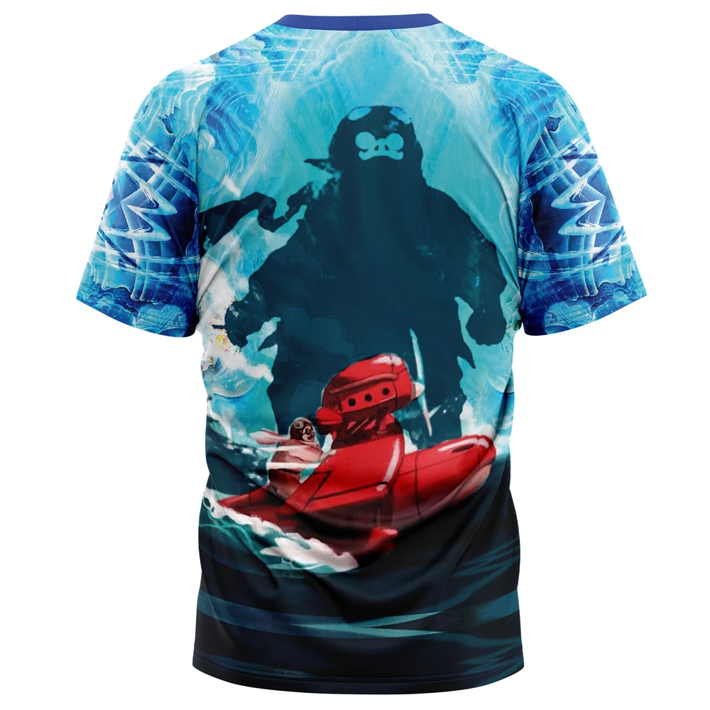 Trippy Porco Rosso Studio Ghibli T-Shirt 4 Trippy Porco Rosso Studio Ghibli T-Shirt - Image 2