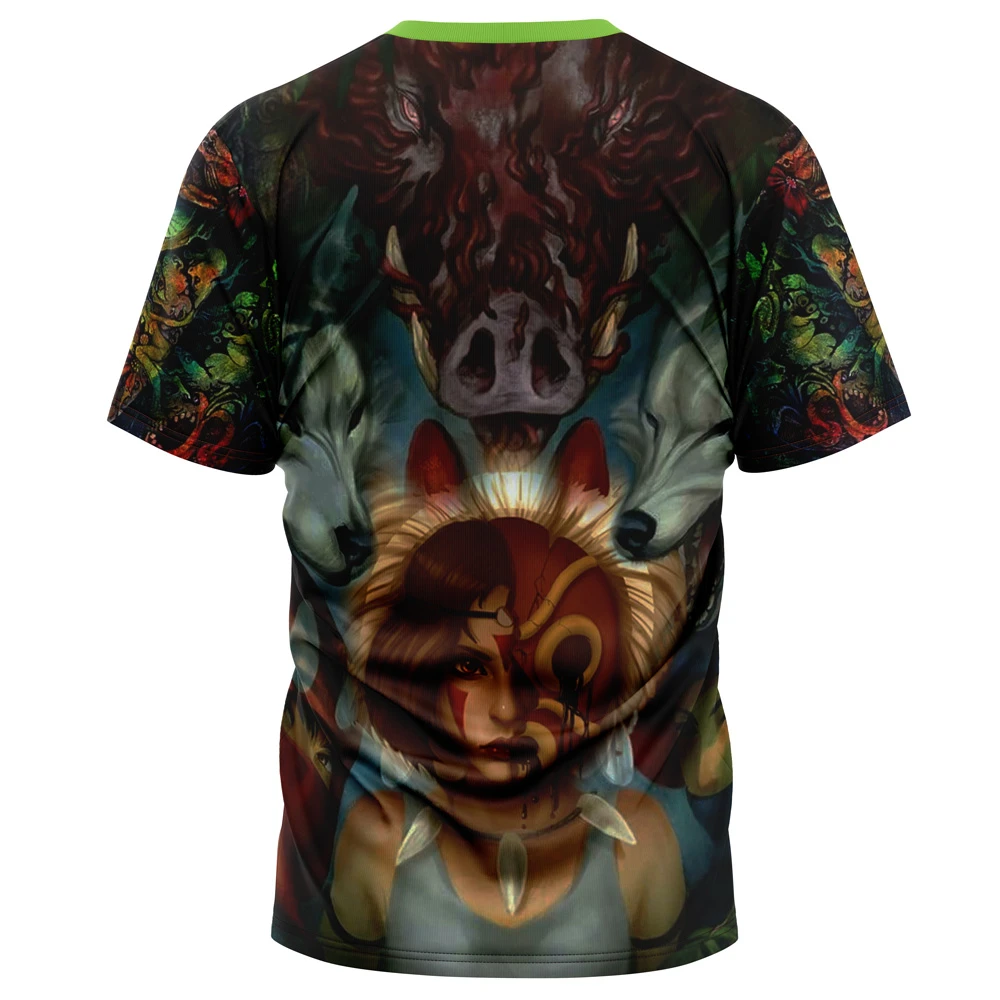 Trippy Princess Mononoke Studio Ghibli T-Shirt 4 Trippy Princess Mononoke Studio Ghibli T-Shirt - Image 2