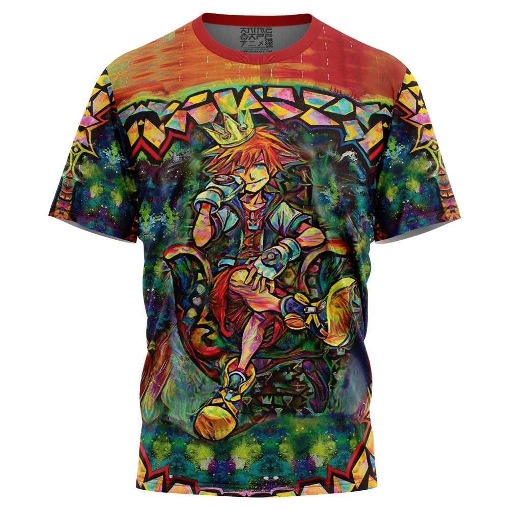 Trippy Sora Kingdom Hearts T-Shirt 3 Trippy Sora Kingdom Hearts T-Shirt