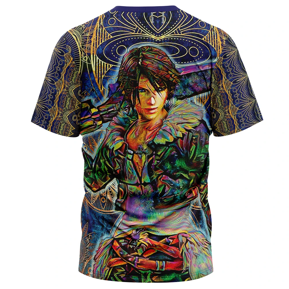 Trippy Squall Final Fantasy 8 T-Shirt 4 Trippy Squall Final Fantasy 8 T-Shirt - Image 2