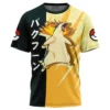 Typhlosion Attack Pokemon T-Shirt 2 Typhlosion Attack Pokemon T-Shirt -Deals Togberry Store Typhlosion Attack Pokemon T Shirt 3D FRONT Mockup