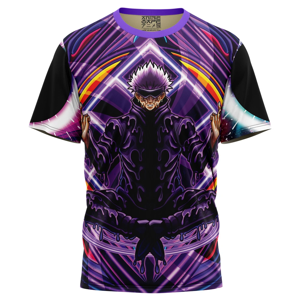 Trippy Meditating Gojo Satoru Jujutsu Kaisen T-Shirt 3 Trippy Meditating Gojo Satoru Jujutsu Kaisen T-Shirt