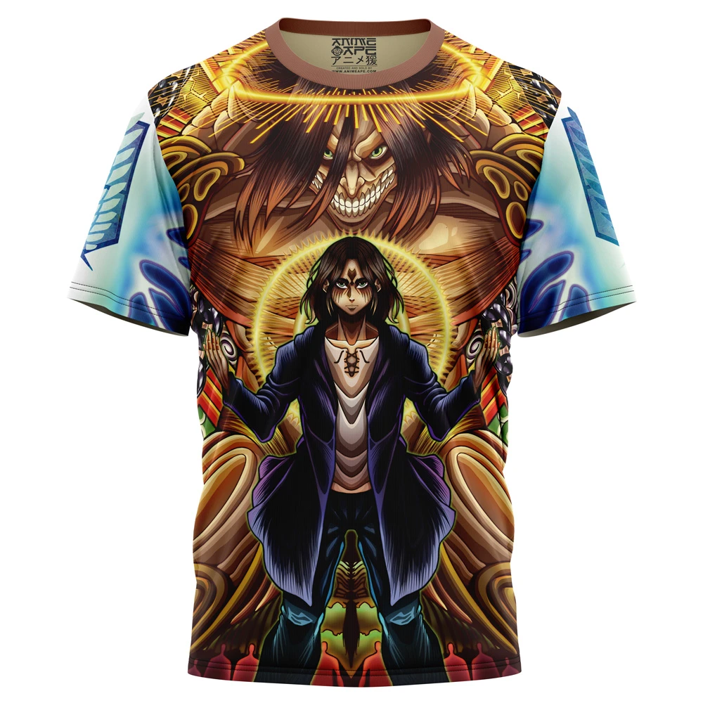 Trippy Eren Yeager Timeskip Attack On Titan T-Shirt 3 Trippy Eren Yeager Timeskip Attack On Titan T-Shirt