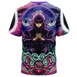 Trippy Gojo Satoru Hollow Purple Jujutsu Kaisen T-Shirt 9 Trippy Gojo Satoru Hollow Purple Jujutsu Kaisen T-Shirt -Deals Togberry Store gojo T Shirt back