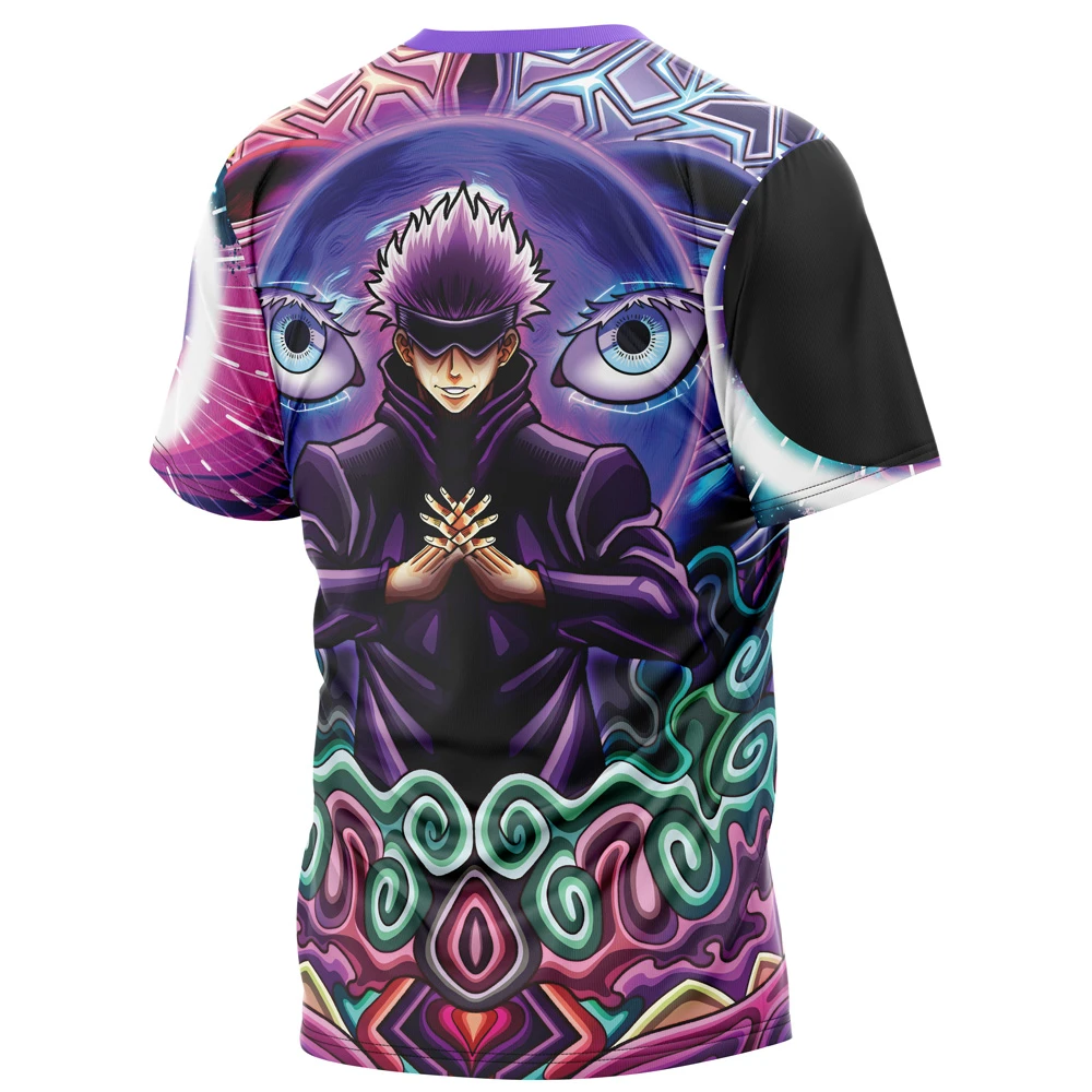 Trippy Gojo Satoru Hollow Purple Jujutsu Kaisen T-Shirt 5 Trippy Gojo Satoru Hollow Purple Jujutsu Kaisen T-Shirt - Image 3