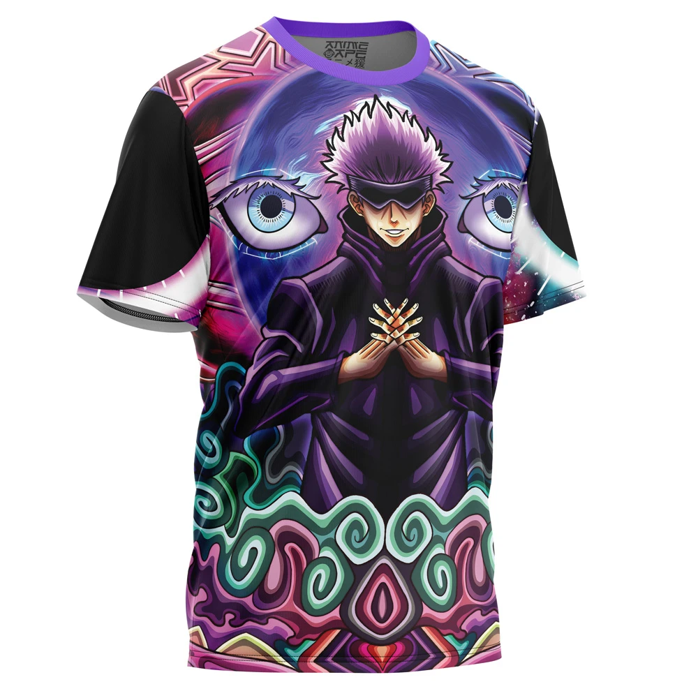 Trippy Gojo Satoru Hollow Purple Jujutsu Kaisen T-Shirt 4 Trippy Gojo Satoru Hollow Purple Jujutsu Kaisen T-Shirt - Image 2