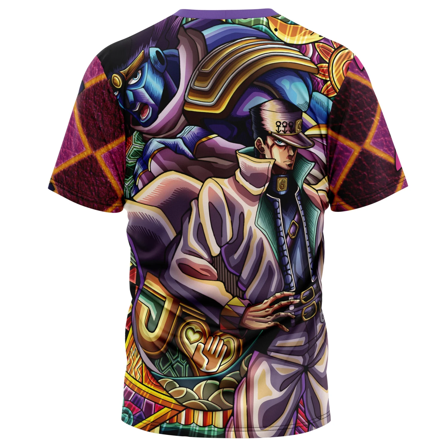 Trippy Jotaro Kujo JoJo’s Bizarre Adventure T-Shirt 4 Trippy Jotaro Kujo JoJo’s Bizarre Adventure T-Shirt - Image 2