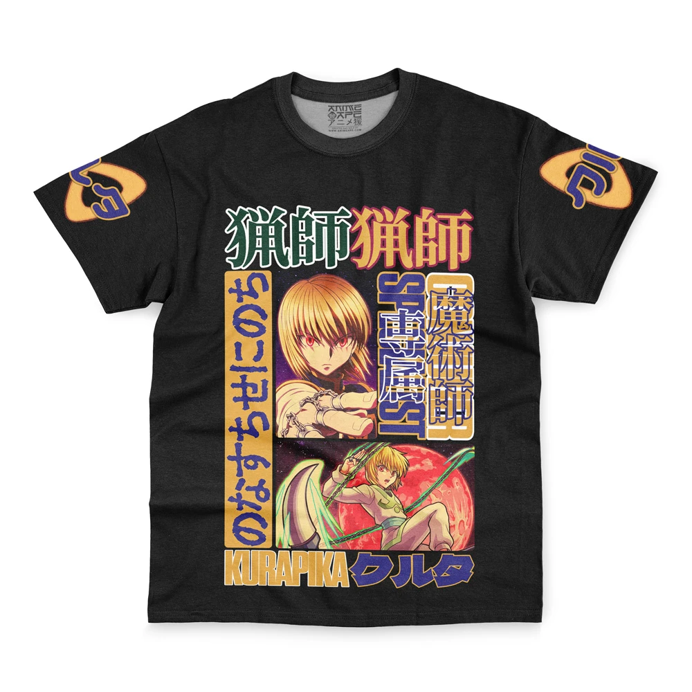 Kurapika Hunter X Hunter Streetwear T-Shirt 4 Kurapika Hunter X Hunter Streetwear T-Shirt - Image 2