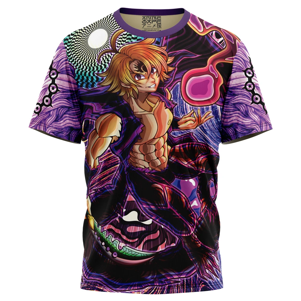 Trippy Meliodas Assault Mode Seven Deadly Sins T-Shirt 3 Trippy Meliodas Assault Mode Seven Deadly Sins T-Shirt