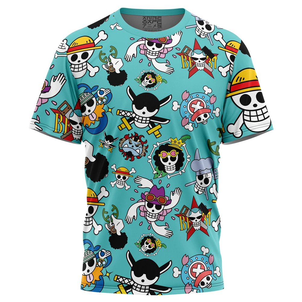 Strawhats Jolly Roger One Piece T-Shirt 3 Strawhats Jolly Roger One Piece T-Shirt
