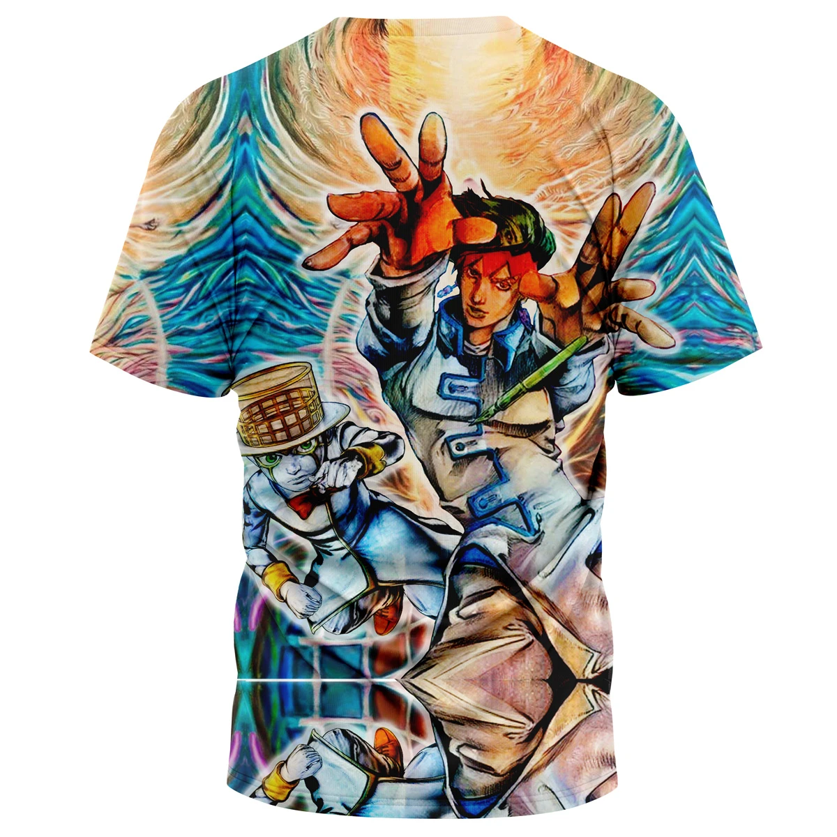 Trippy Rohan Kishibe Heaven’s Door Jojo’s Bizarre Adventure T-Shirt 4 Trippy Rohan Kishibe Heaven’s Door Jojo’s Bizarre Adventure T-Shirt - Image 2