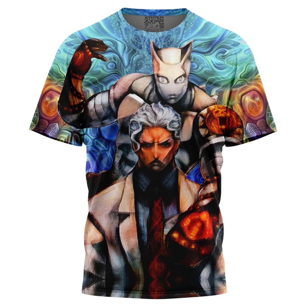 Trippy Yoshikage Kira Deadly Queen Jojo’s Bizarre Adventure T-Shirt 3 Trippy Yoshikage Kira Deadly Queen Jojo’s Bizarre Adventure T-Shirt